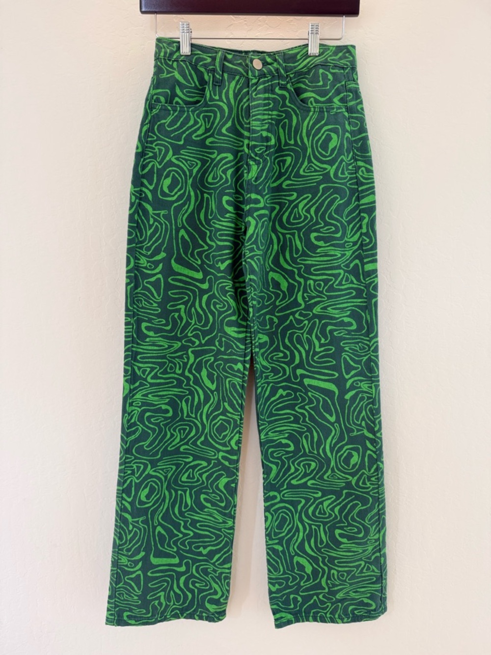 Bailey Rose Wavy Print Jeans - Picture 4 of 7